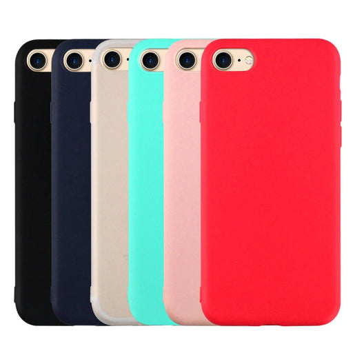 Pink Green Soft Silicone Phone Case